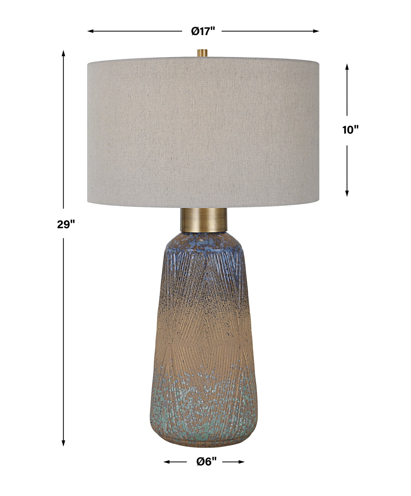 Glazed Sunset Table Lamp