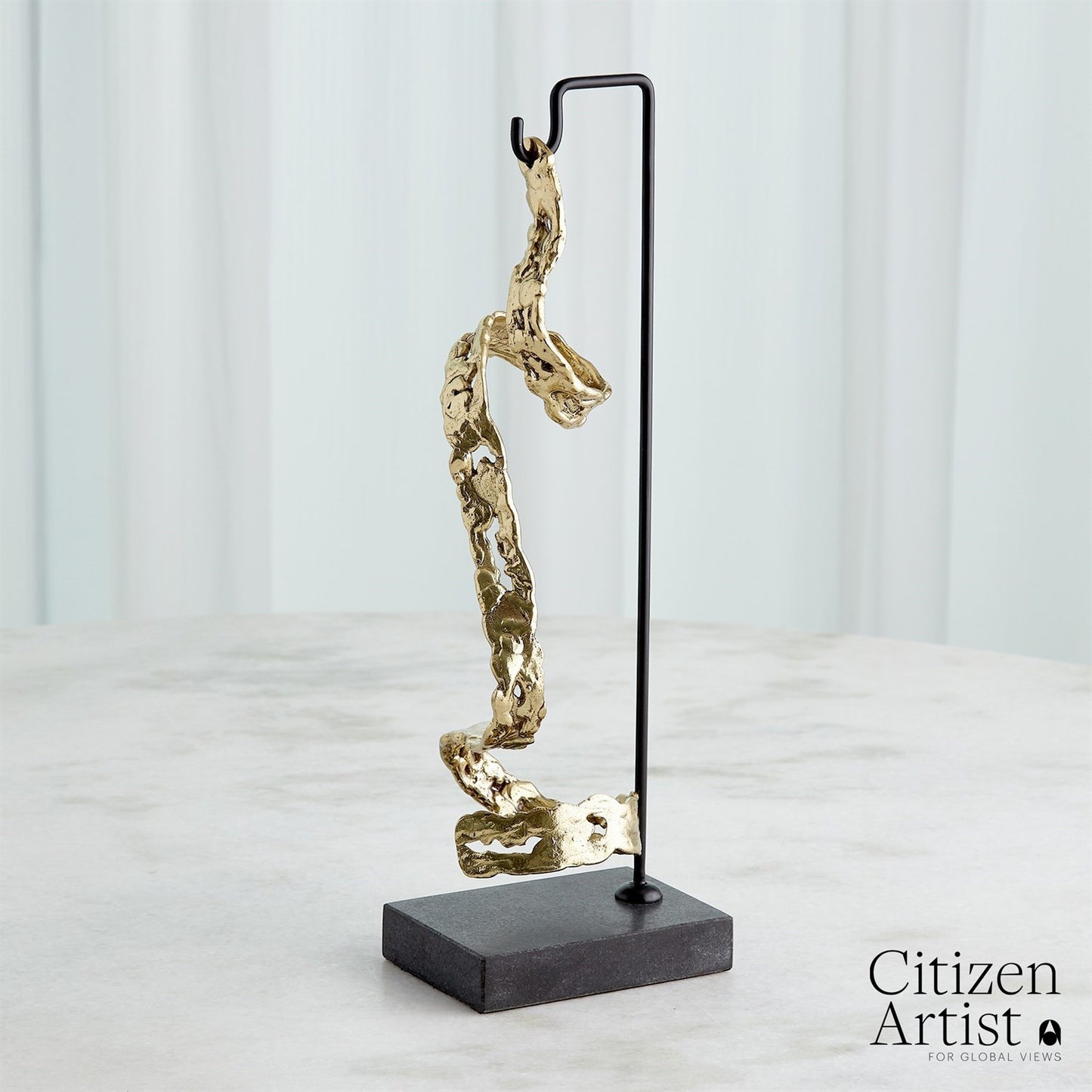 Citizen Brass Hanging Sculpture