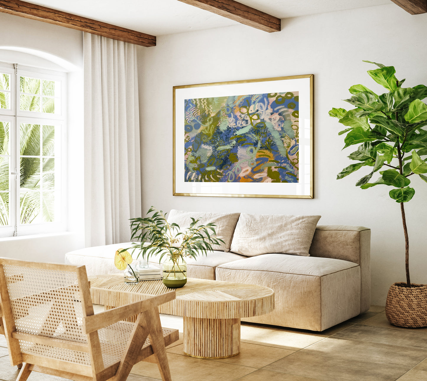 "Tropical Sounds" Original Painting