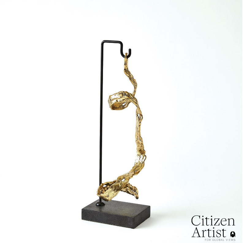 Citizen Brass Hanging Sculpture