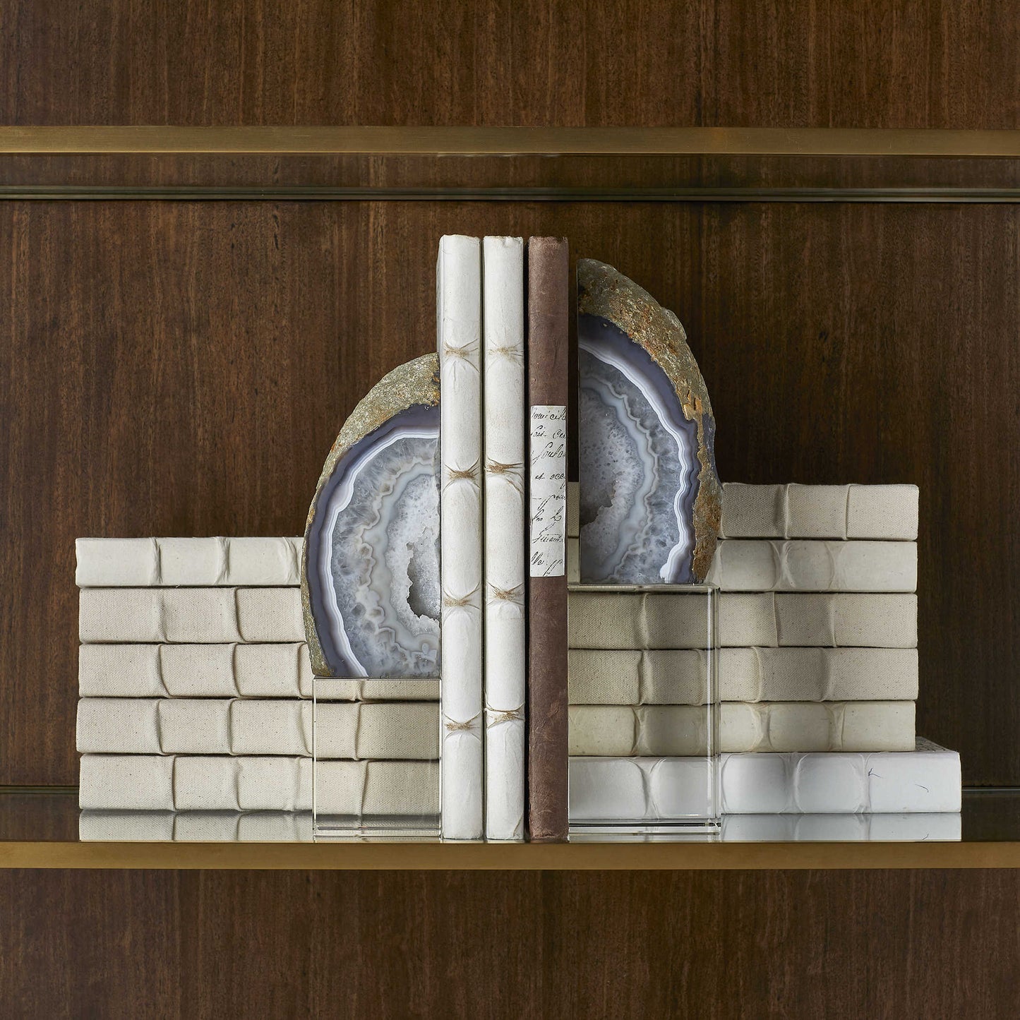 Raw Marble Bookends - Set of 2
