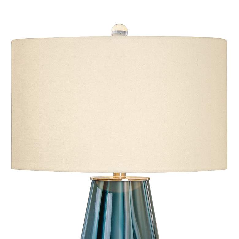 Swirled Glass Table Lamp