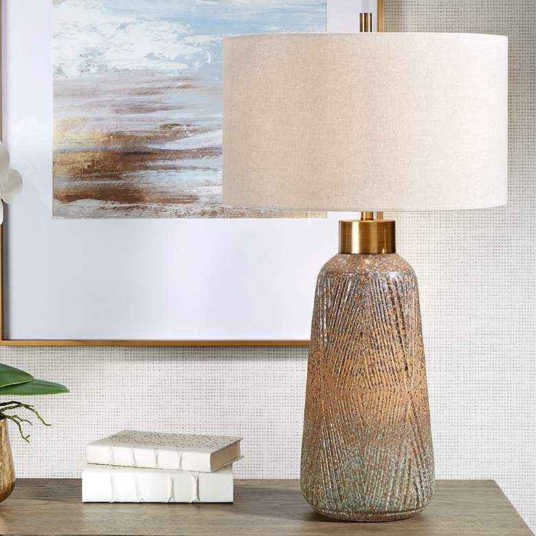 Glazed Sunset Table Lamp