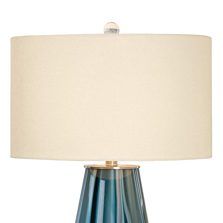 Swirled Glass Table Lamp