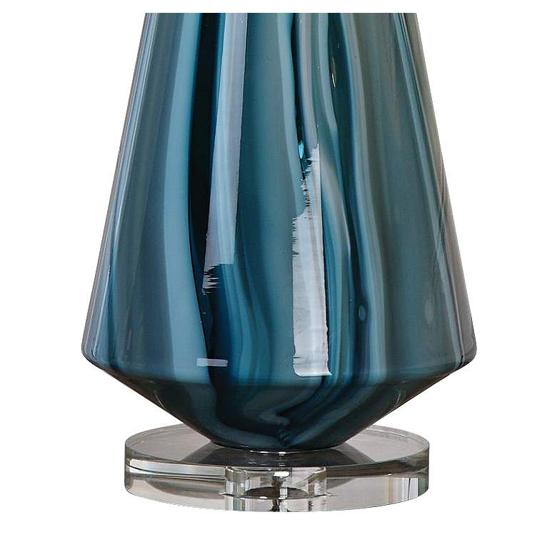 Swirled Glass Table Lamp